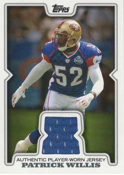 2008 Topps - Jersey Relics #R-PWIL Patrick Willis Front