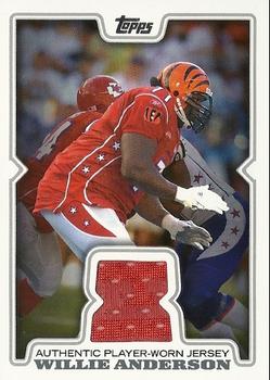 2008 Topps - Jersey Relics #R-WA Willie Anderson Front