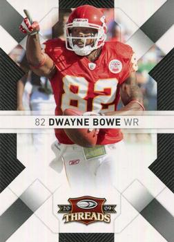 2009 Donruss Threads #48 Dwayne Bowe Front