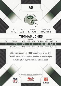 2009 Donruss Threads #68 Thomas Jones Back