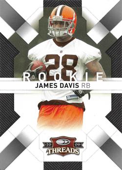 2009 Donruss Threads #147 James Davis Front