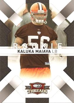 2009 Donruss Threads #158 Kaluka Maiava Front