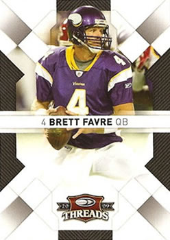2009 Donruss Threads #251 Brett Favre Front