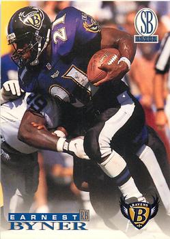 1996 Score Board Baltimore Ravens #BR3 Earnest Byner Front
