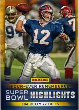 2014 Panini Macy's Super Bowl XLVIII Highlight Giveaway #2 Jim Kelly Front
