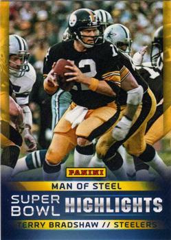 2014 Panini Macy's Super Bowl XLVIII Highlight Giveaway #10 Terry Bradshaw Front