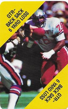 1988 MacGregor NFL Game Cards #NNO Qtr-Back Sack 6 Yard Loss Front
