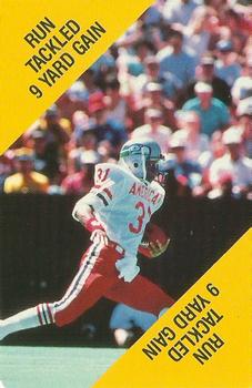 1988 MacGregor NFL Game Cards #NNO Run Tackled 9 Yard Gain Front