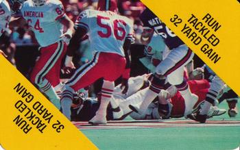 1988 MacGregor NFL Game Cards #NNO Run Tackled 32 Yard Gain Front