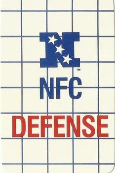 1988 MacGregor NFL Game Cards #NNO Run Tackled 7 Yard Loss Back