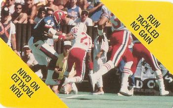 1988 MacGregor NFL Game Cards #NNO Run Tackled No Gain Front