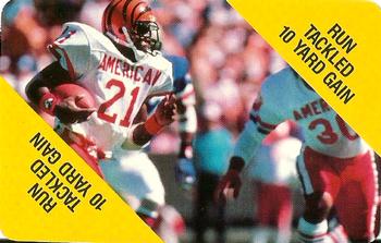 1988 MacGregor NFL Game Cards #NNO Run Tackled 10 Yard Gain Front