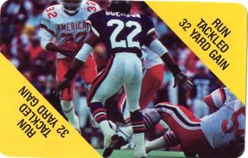 1988 MacGregor NFL Game Cards #NNO Run Tackled 32 Yard Gain Front