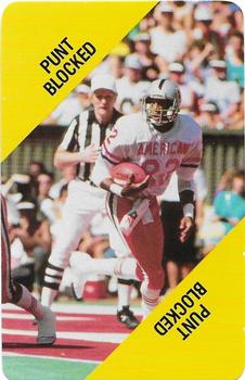 1988 MacGregor NFL Game Cards #NNO Punt Blocked Front