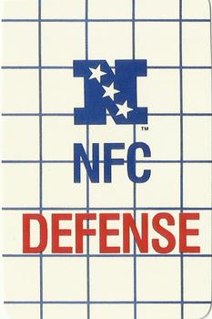 1988 MacGregor NFL Game Cards #NNO QB Sack 4 Yard Loss Back