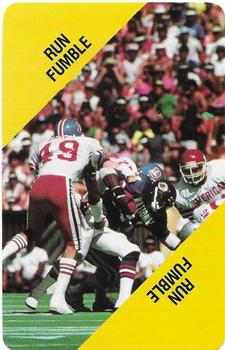 1988 MacGregor NFL Game Cards #NNO Run Fumble Front