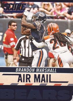 2014 Score - Air Mail Blue #AM6 Brandon Marshall Front