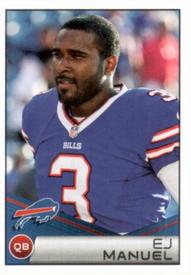 2014 Panini Stickers #10 EJ Manuel Front