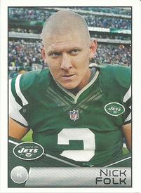 2014 Panini Stickers #60 Nick Folk Front