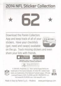 2014 Panini Stickers #62 Baltimore Ravens Rusher Back