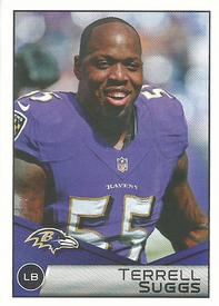 2014 Panini Stickers #72 Terrell Suggs Front