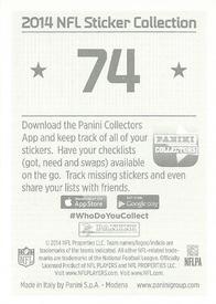 2014 Panini Stickers #74 C.J. Mosley Back
