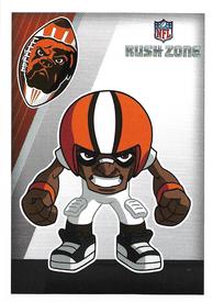 2014 Panini Stickers #90 Cleveland Browns Rusher Front