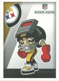 2014 Panini Stickers #104 Pittsburgh Steelers Rusher Front