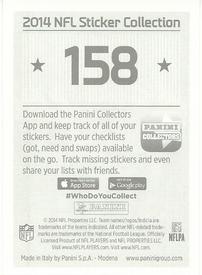 2014 Panini Stickers #158 Paul Posluszny Back