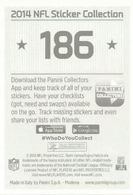 2014 Panini Stickers #186 Matt Prater Back