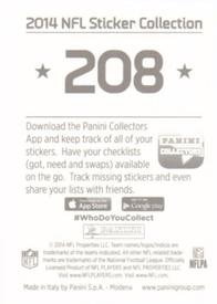 2014 Panini Stickers #208 Darren McFadden Back
