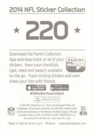 2014 Panini Stickers #220 Philip Rivers Back