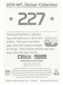 2014 Panini NFL Sticker Collection #227 Manti Te'o Back
