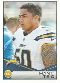2014 Panini NFL Sticker Collection #227 Manti Te'o Front