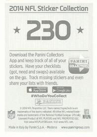 2014 Panini Stickers #230 Dallas Cowboys Rusher Back