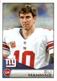 2014 Panini Stickers #248 Eli Manning Front