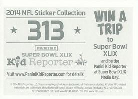 2014 Panini Stickers #313 Green Bay Packers Logo Back