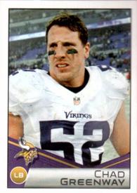 2014 Panini Stickers #339 Chad Greenway Front
