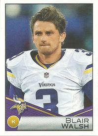 2014 Panini Stickers #340 Blair Walsh Front