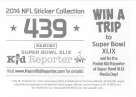 2014 Panini Stickers #439 Seattle Seahawks Logo Back