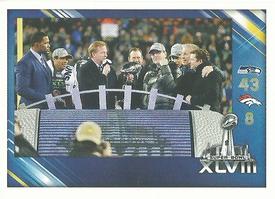 2014 Panini Stickers #484 Seahawks Champions Front