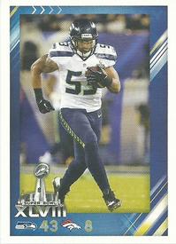 2014 Panini Stickers #485 Malcolm Smith Front