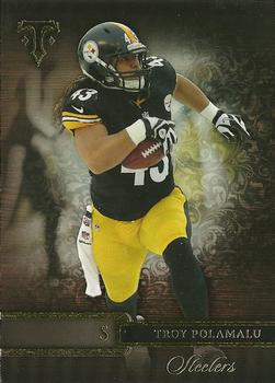 2014 Topps Triple Threads #87 Troy Polamalu Front