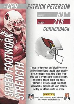 2014 Score - Complete Players #CP9 Patrick Peterson Back