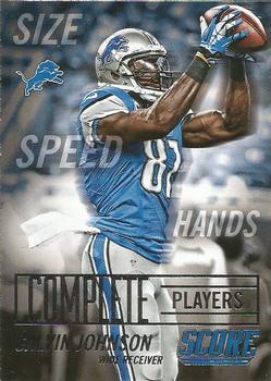 2014 Score - Complete Players #CP11 Calvin Johnson Front