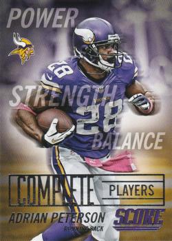2014 Score - Complete Players #CP1 Adrian Peterson Front