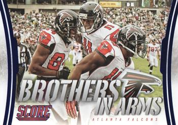 2014 Score - Brothers in Arms Blue #BA-2 Atlanta Falcons Front