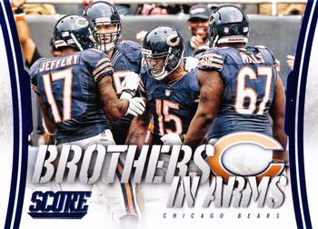 2014 Score - Brothers in Arms Blue #BA-6 Chicago Bears Front