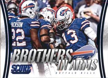 2014 Score - Brothers in Arms Blue #BA-4 Buffalo Bills Front