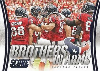 2014 Score - Brothers in Arms Blue #BA-13 Houston Texans Front
